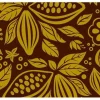 Feuille transfert chocolat Cacao jaune Lot de 5 feuilles Valrhona