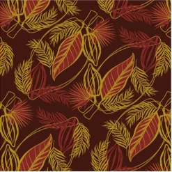 Feuille transfert chocolat Cacaoyer Lot de 5 feuilles Valrhona