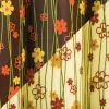 Feuille transfert chocolat Fleurs sur traits Lot de 10 feuilles Décors et Créations