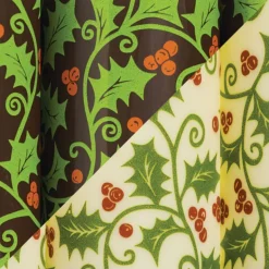 Feuille transfert chocolat Houx Lot de 10 feuilles Décors et Créations