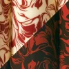 Feuille transfert chocolat Marbrure rouge Lot de 10 feuilles Décors et Créations