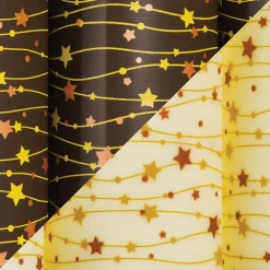 Feuille transfert chocolat Étoiles sur traits Lot de 10 feuilles Décors et Créations