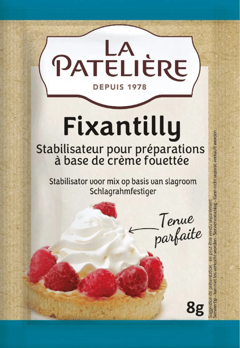 Fixe chantilly 3 sachets de 8 g La Patelière