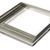 Flan carré à tarte inox ht 2 cm 18 x 18 cm Gobel