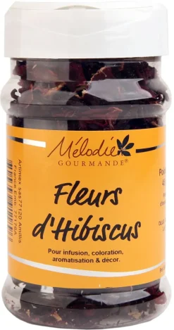 Fleur d'hibiscus 45 g Mélodie Gourmande