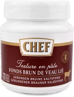 Fond brun de veau lié Premium en pâte 600 g Chef®
