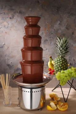 Fontaine à chocolat professionnelle inox ht 70 cm Hendi