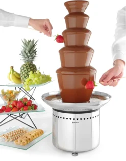 Fontaine à chocolat professionnelle inox ht 70 cm Hendi