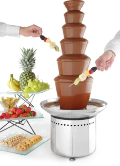Fontaine à chocolat professionnelle inox ht 84 cm Hendi
