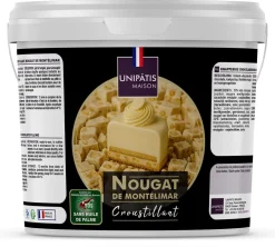 Fourrage croustillant au nougat de Montélimar 1 kg Unipatis