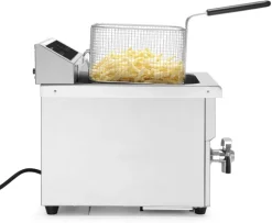 Friteuse à induction Kitchen Line 8 litres Hendi