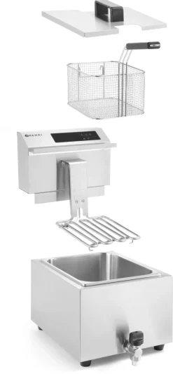 Friteuse Mastercook numérique 8 litres Hendi