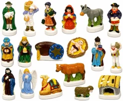 Fèves - Crèche santons millénium Les santons Boite de 100 fèves Nordia