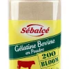Gélatine en poudre 200 bloom origine bovine 1 kg Sébalcé