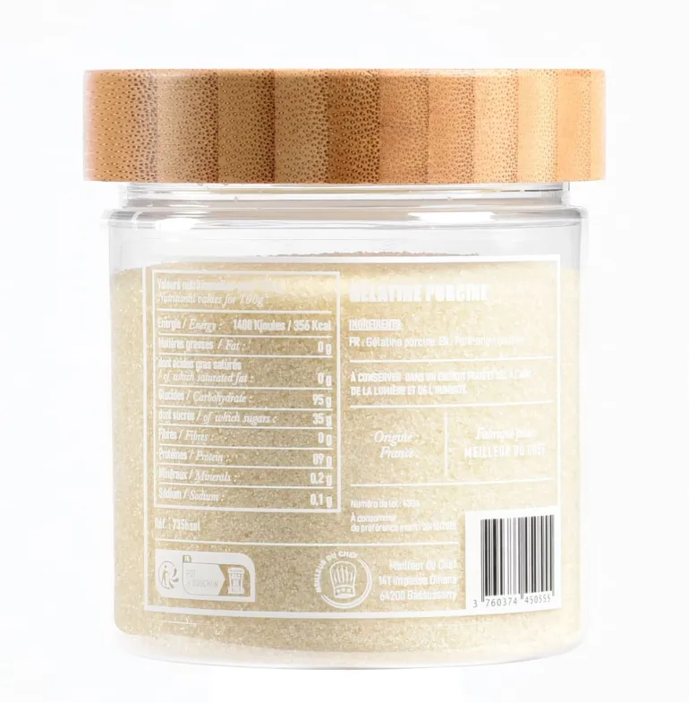 Gélatine en poudre origine porcine 200 bloom 150 g Louis François