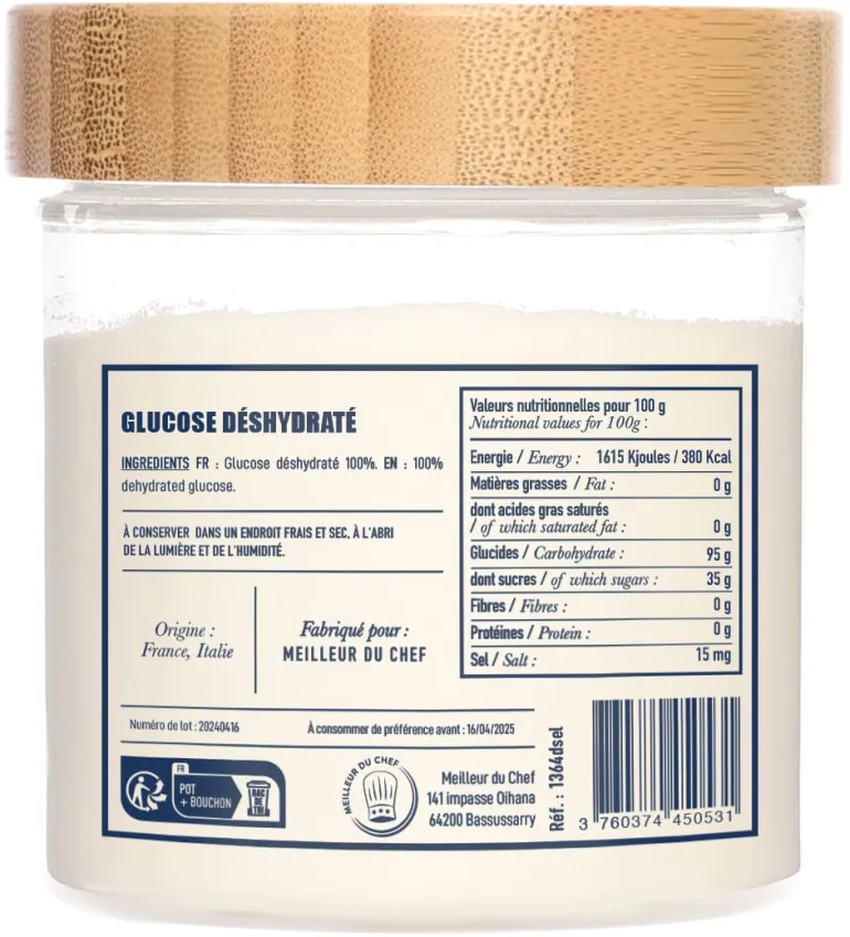 Glucose déshydraté 150 g Louis François
