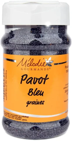 Graines de pavot bleu 190 g Mélodie Gourmande