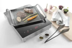 Grill de cuisson en fonte compatible induction 39 x 26 cm Hendi