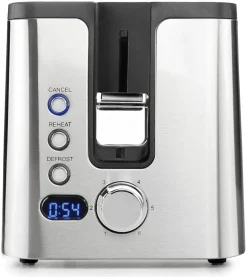 Grille-pain inox semi-professionnel 4 tranches Lacor