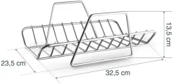Grille pour rotissoire Trichef 32,5 x 23,5 cm Lacor