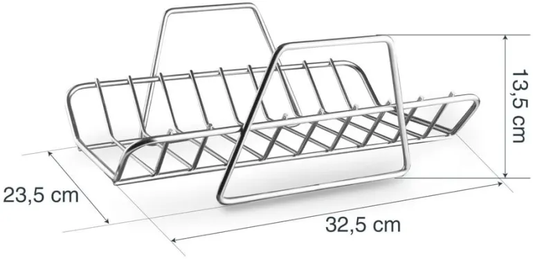 Grille pour rotissoire Trichef 32,5 x 23,5 cm Lacor