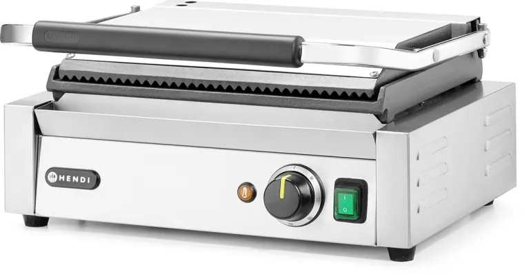 Grill électrique pour Panini dessous lisse Hendi