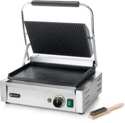 Grill électrique pour Panini dessous lisse Hendi