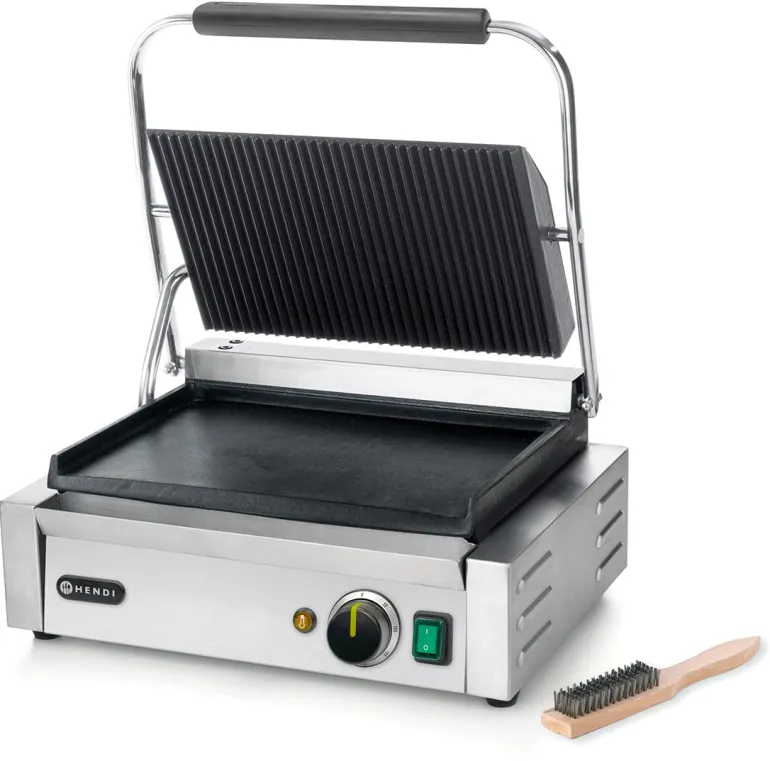 Grill électrique pour Panini dessous lisse Hendi