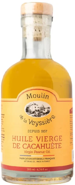 Huile de cacahuète torréfiée 20 cl Moulin de la Veyssière
