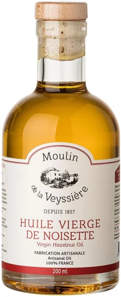 Huile de noisette torréfiée 20 cl Moulin de la Veyssière