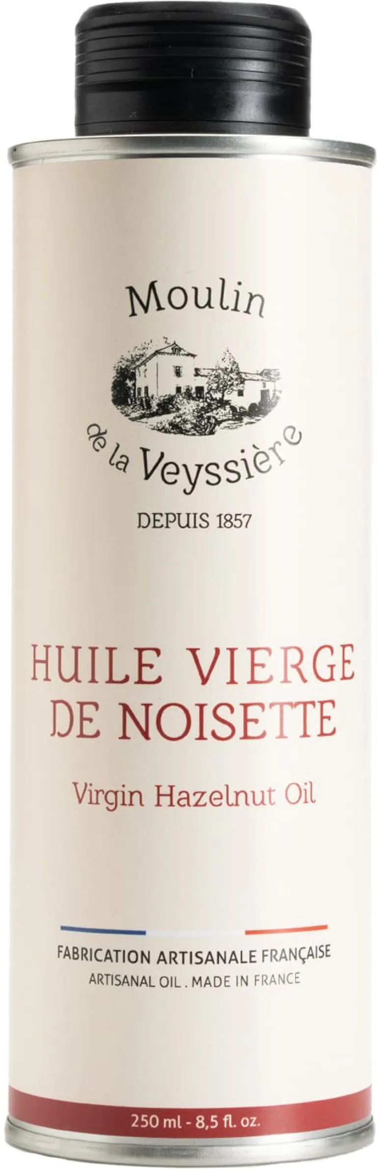 Huile de noisette torréfiée 25 cl Moulin de la Veyssière