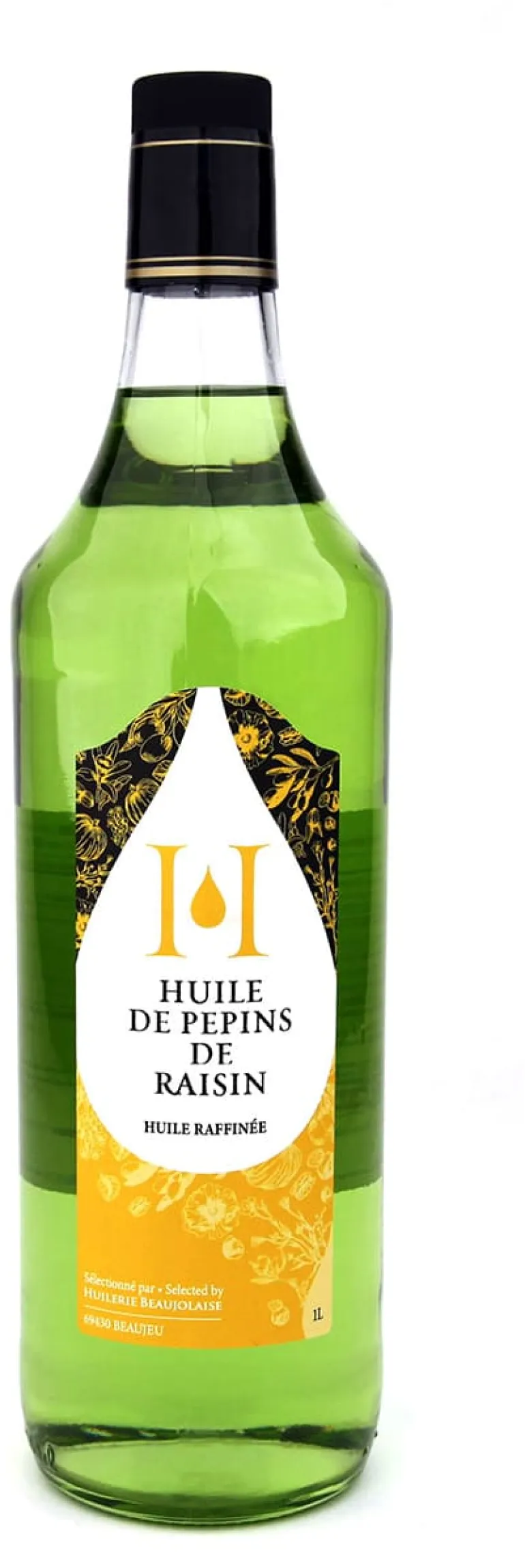 Huile de pépins de raisins 1 litre Huilerie Beaujolaise