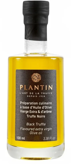 Huile d'olive vierge extra arôme truffe noire 100 ml Plantin
