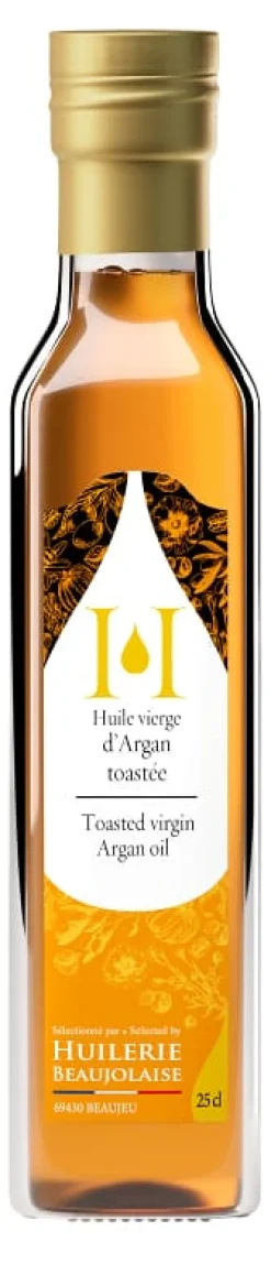 Huile vierge d'argan toastée 25 cl Huilerie Beaujolaise