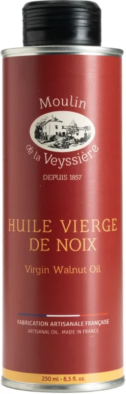Huile vierge de noix origine France 25 cl Moulin de la Veyssière