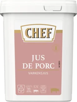 Jus de porc déshydraté 600 g Chef®