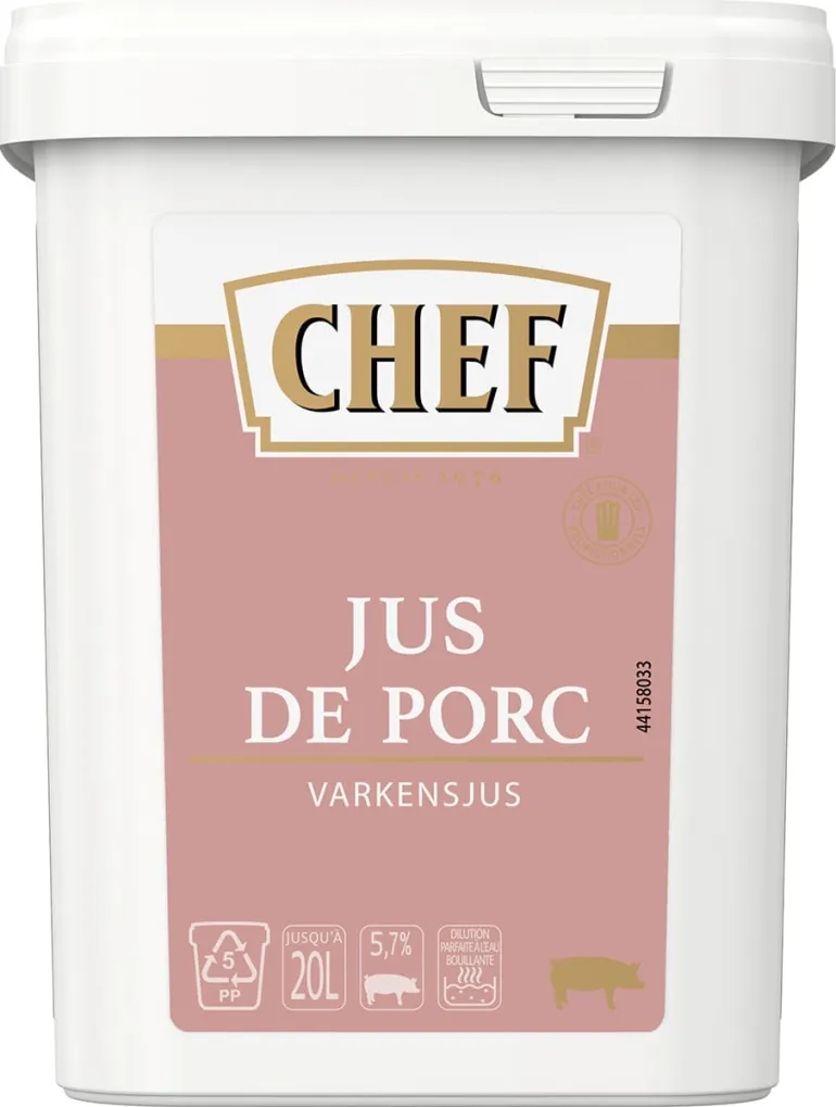 Jus de porc déshydraté 600 g Chef®