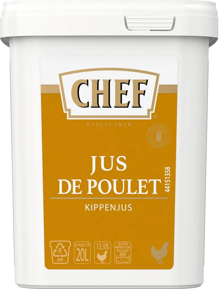 Jus de poulet déshydraté 600 g Chef®