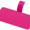 Languette plastique rectangle (x 100) fuchsia 10 x 5,5 cm