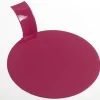Languette plastique ronde (x 100) fuchsia Ø 8 cm