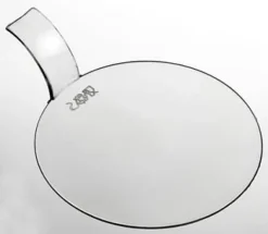 Languette plastique ronde (x 100) transparent Ø 8 cm