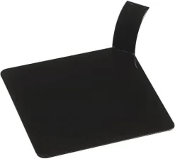 Languette plastique (x 100) noir 8 x 8 cm