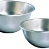 Lot de 2 Culs de poule inox Ø 20 cm et Ø 25 cm Matfer