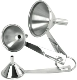 Lot de 3 mini entonnoirs Chevalier Diffusion