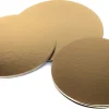 Lot 15 supports carton rond or et noir Ø 20, 24, 28 cm Tradiser