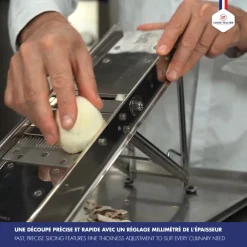 Mandoline coupe légumes professionnel 38 lames (3 et 10 mm) Tellier (Bron Coucke)