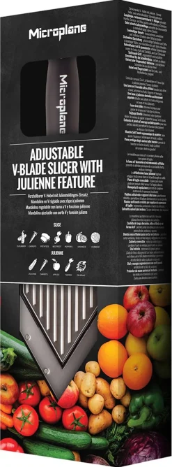 Mandoline en V réglable Microplane lame à julienne Microplane