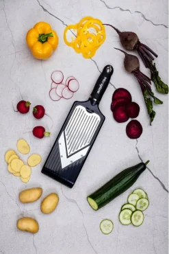 Mandoline en V réglable Microplane lame à julienne Microplane