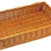 Manne en osier verni 60 cm