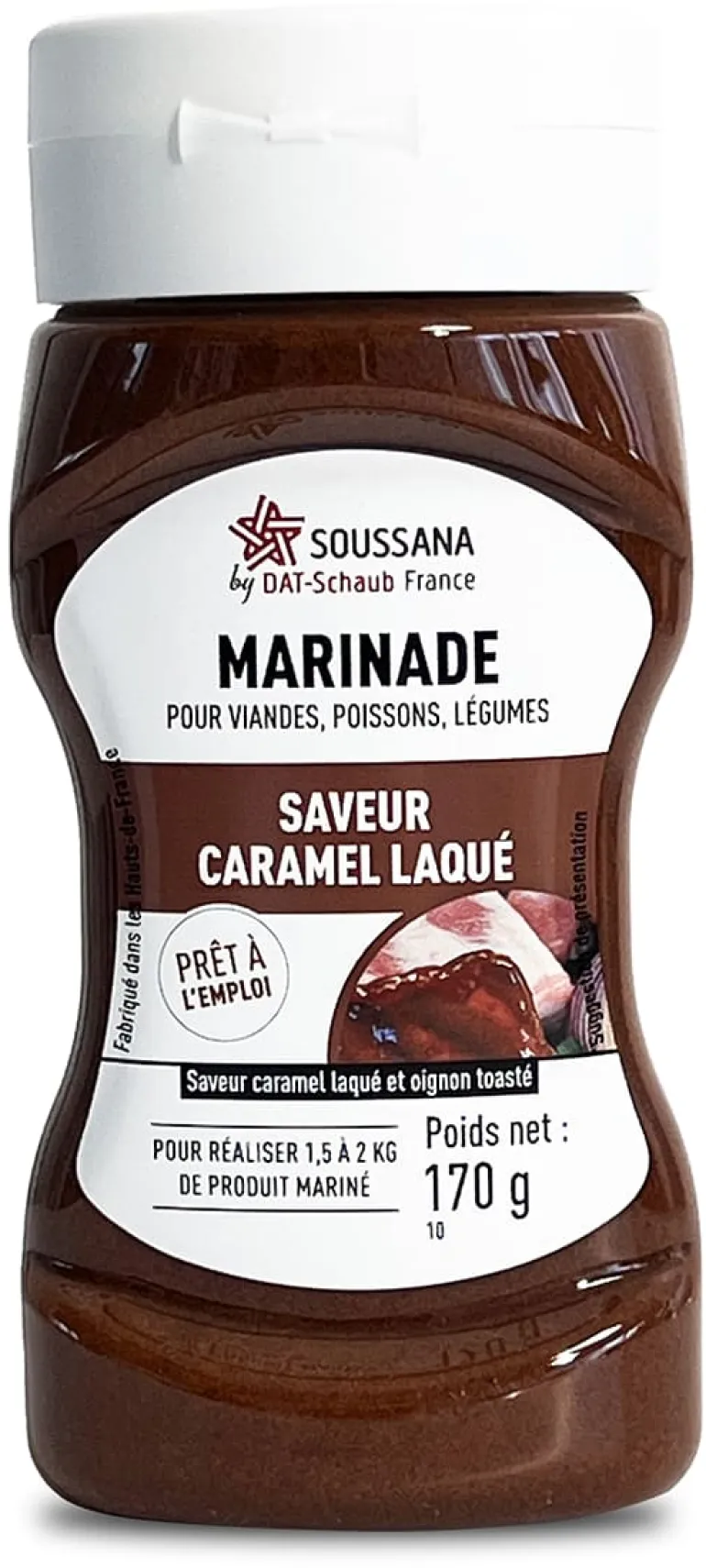 Marinade saveur caramel laqué 170 g Soussana